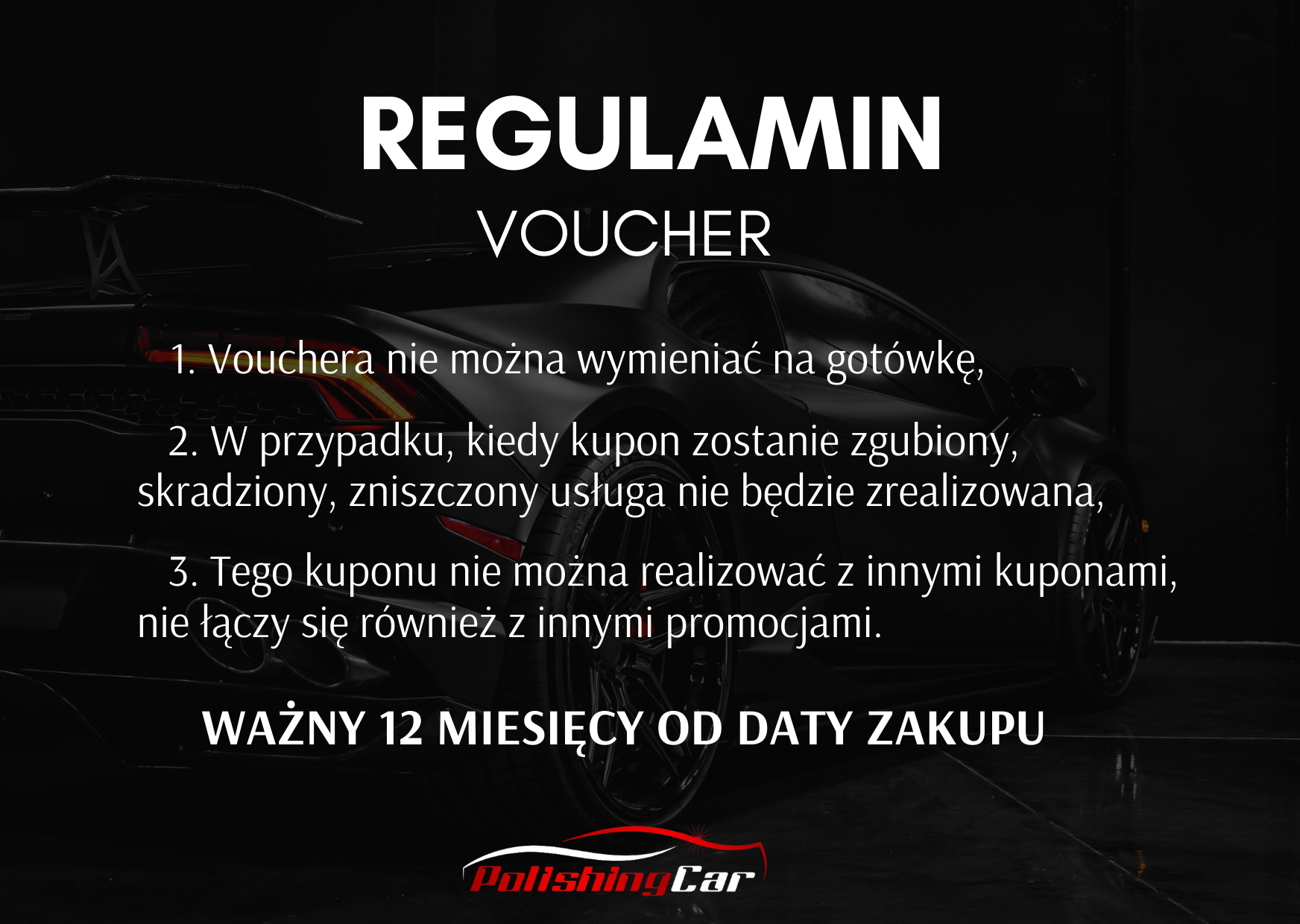PolishingCars regulamin
